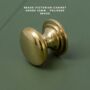 Solid Brass Victorian Cabinet Knobs And Round Cup Pulls, thumbnail 4 of 8