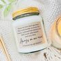 Those We Love Bereavement Poem Candle, thumbnail 1 of 8