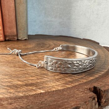 Daffodil Vintage Spoon Cuff Bracelet, 2 of 5