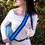Blue Stripe Bag Strap | Extra Long Crossbody Replacement Bag Strap, thumbnail 3 of 4