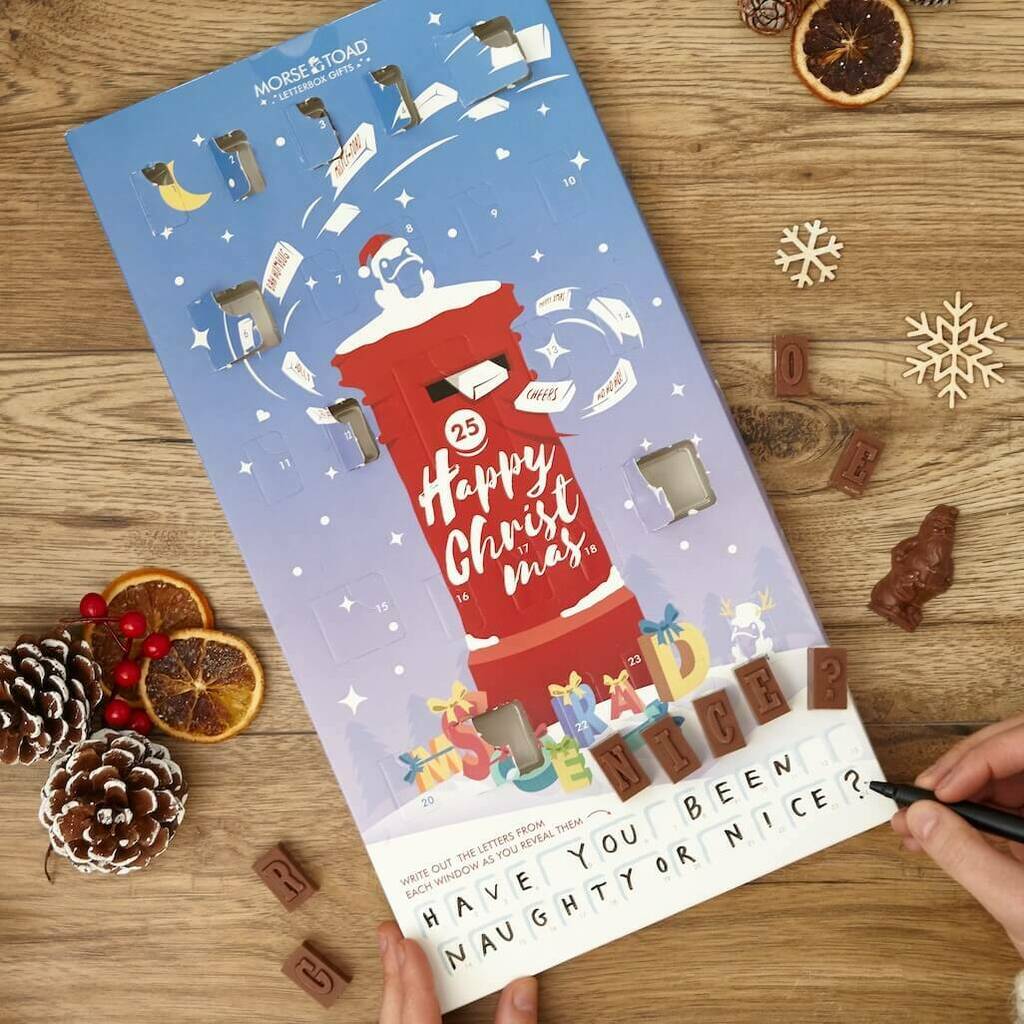 Personalised Advent Calendar By Morse Toad