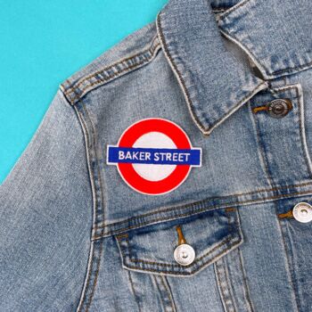 Transport For London Baker Street Sew On Patch, 2 of 2