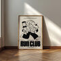 Coffee Print | Coffee And Pastry Run Club | Kitchen Wall Art | Retro Mid Century Food Poster, thumbnail 5 of 8