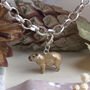 Enamelled Sterling Silver Capybara Charm, thumbnail 3 of 6