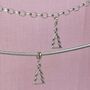 Sterling Silver Christmas Tree Charm, thumbnail 3 of 7