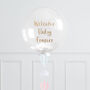 Personalised New Baby Hot Air Bubble Balloon, thumbnail 1 of 2