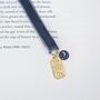 La Luna Moon Charm Bookmark Tarot Style With Customised Ribbon Colour, thumbnail 2 of 8