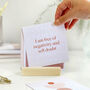 Positive Daily Affirmation Card Bundle With Holder, thumbnail 5 of 9