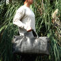 Genuine Leather Holdall Luggage, thumbnail 5 of 12