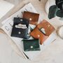 Tan Leather Personalised Purse, thumbnail 5 of 7
