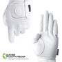 White Cabretta Leather High Quality Golf Glove, thumbnail 3 of 8