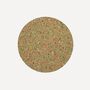 Green Round Speckled Cork Placemat, thumbnail 2 of 3