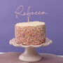 Personalised Decorative Name Cake Topper, thumbnail 2 of 10