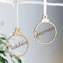 Personalised Name Christmas Bauble, thumbnail 6 of 10