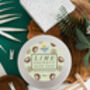 Bath Soak Tin Natural Mineral Bath Salts Lime Coconut, thumbnail 2 of 2