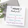 Personalised Thank You Mum Mothers Day Card, thumbnail 1 of 2