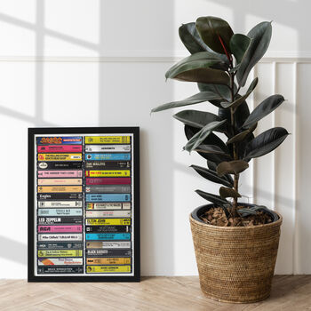 53rd Birthday Personalised Print Music From 1973, 10 of 10