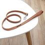 Personalised Leather Dog Lead, thumbnail 1 of 9