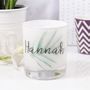 Personalised Botanical Round Scented Candle For Her, thumbnail 1 of 6