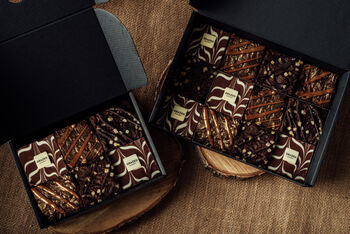 Gluten Free Luxury Festive Brownie Gift Box, 4 of 8
