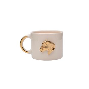 Horse Ceramic Golden Mug With 24ct Accents, 3 of 3