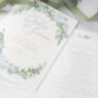 Eucalyptus Wedding Order Of Service Booklet, thumbnail 2 of 2