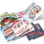 Funny Christmas Card With Chaotic Screaming, Shaking And Light Up Rudolph, thumbnail 12 of 12