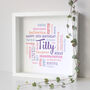 Personalised Word Art Gift For Her, thumbnail 6 of 9