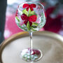 Hand Painted Christmas Gin Glass, thumbnail 1 of 3