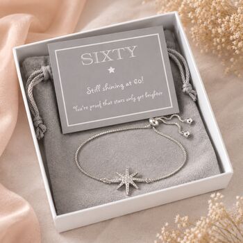 60th Birthday Starburst Bracelet, 4 of 8