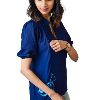 Thoughts Indigo Mila Top, 2 of 4