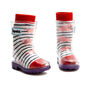 Squelch Transparent Wellies And Three Sock Set Sunshine, thumbnail 6 of 7