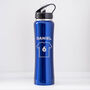 Personalised Football Shirt Sports Style Thermos Water Bottle, thumbnail 3 of 6