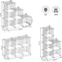 Six Compartment Storage Cabinet With Lattice Panels, thumbnail 2 of 7