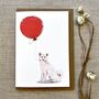 Personalised Shiba Inu Dog Birthday Card, thumbnail 3 of 6