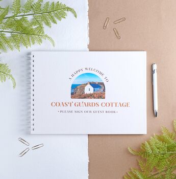 Personalised Holiday Home Guest Book, 3 of 5