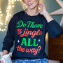 Funny Slogan Christmas Jumper, thumbnail 1 of 4