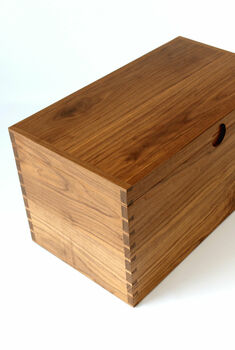 Handmade Wooden Storage Coffee Table Trunk, 4 of 11