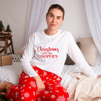 'Christmas With The Family' Personalised Pyjamas, 5 of 8
