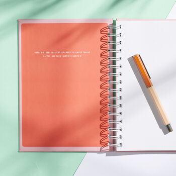 Personalised 'Choose Happy' Notebook, 3 of 8