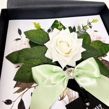 Luxury Rose Personalised Boxed Birthday Card, 12 of 12