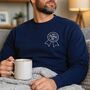 Personalised Embroidered Best Dad Rosette Jumper, thumbnail 1 of 8