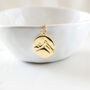 Gold Plated Mountain Pendant Necklace, thumbnail 2 of 8