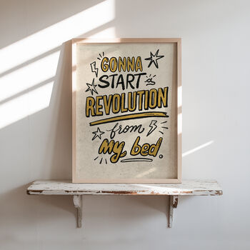 Oasis Music Print, Revolution From My Bed, 8 of 12