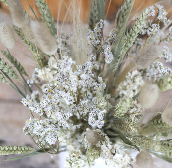 Natural White Dried Flower Letterbox Bouquet, 5 of 12