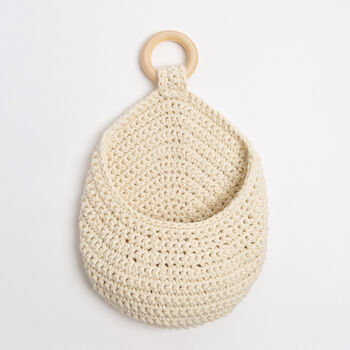 Oval Plant Hanger Easy Crochet Kit, 2 of 8