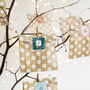 Woodland Christmas Advent Calendar Stickers And Bags, thumbnail 9 of 10