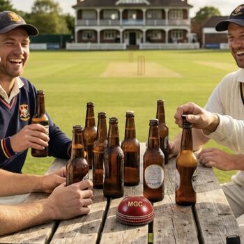 Personalised Cricket Ball Bottle Opener Cricket Gift, 3 of 8