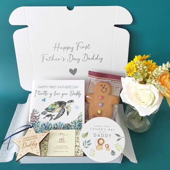 First Father's Day New Daddy Gift Set From Baby, 3 of 11