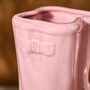 Personalised Large Pink Welly Boots Planter, thumbnail 5 of 8